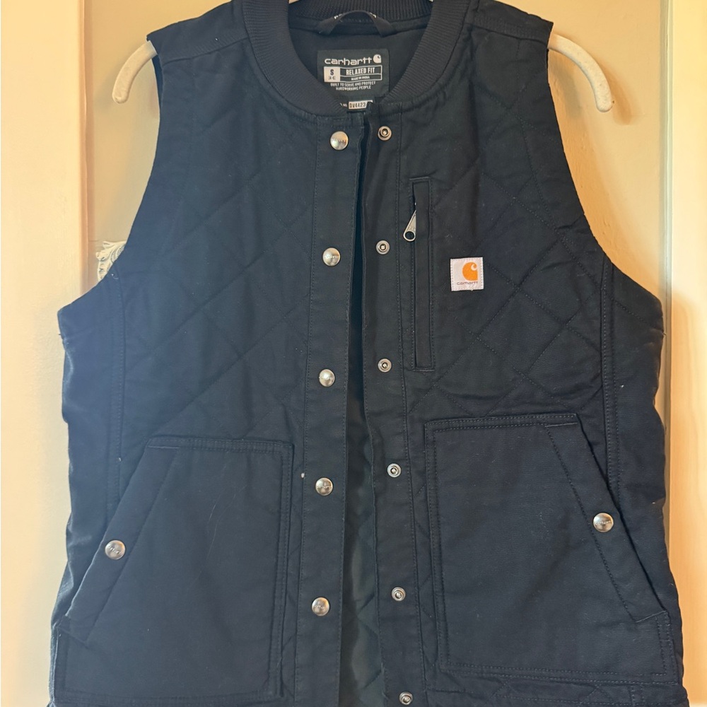 Carhartt Black Relaxed Fit Vest